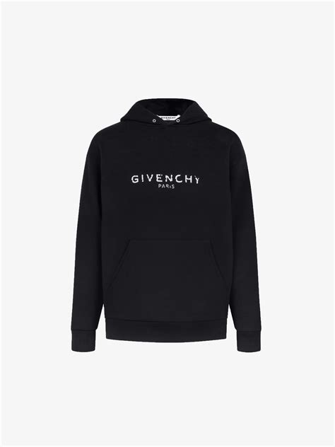 givenchy blurred logo hoodie|reversible givenchy black hoodie.